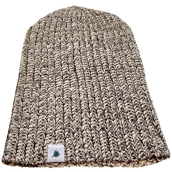Love Your Melon Gray Knit Beanie Hat - Cozy and Stylish - Picture 2 of 3